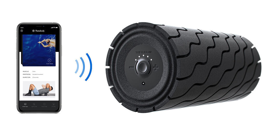 Розумний масажний циліндр Theragun Wave Roller