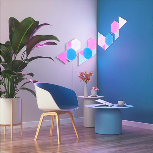 Розумна система освітлення Nanoleaf Shapes Triangles Starter Kit Apple HomeKit (9 шт)