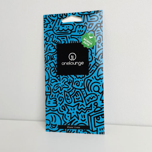 Захисне скло oneLounge SilicolEdge Full Cover Glass 2.5D для iPhone 12 mini ціна