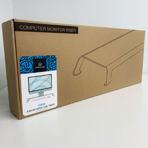 Універсальна алюмінієва підставка на стіл oneLounge 1Desk для iMac | монітора купить