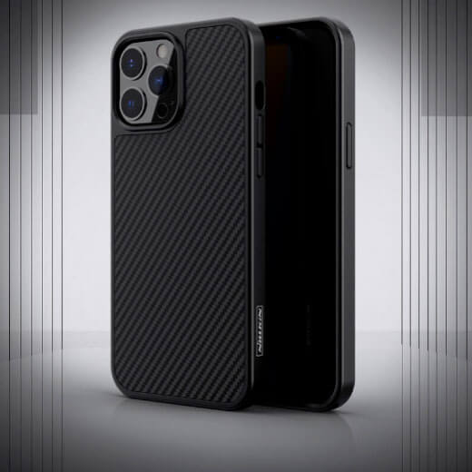 Надійний карбоновий чохол Nillkin Synthetic Fiber Series для iPhone 13 Pro Max
