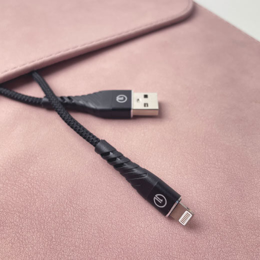 Технічні характеристики плетеного кабелю oneLounge 1Power Lightning to USB (0.3 m)