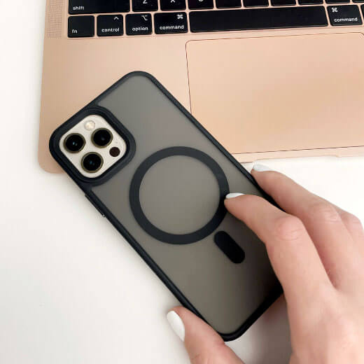 Чохол oneLounge 1Mag Pro MagSafe Black для iPhone 12 | 12 Pro