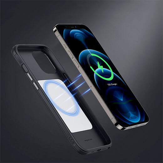 Шкіряний чорний чохол ESR Metro Vegan Leather Case MagSafe для iPhone 12 | 12 Pro