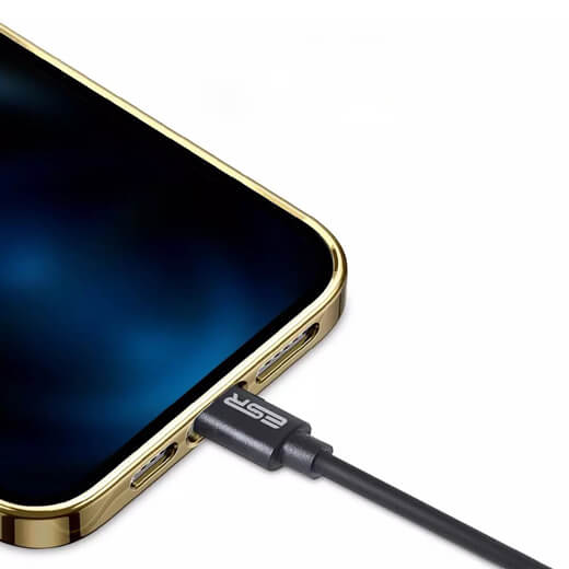 Зарядний кабель ESR USB Type-A to Lightning MFi Black 1.2 m для iPhone