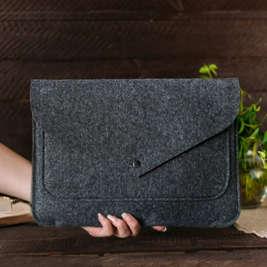 Чохол-конверт з повсті Gmakin Grey для MacBook Air 13 