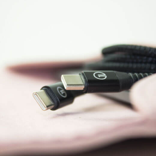Технічні характеристики плетеного кабелю oneLounge 1Power USB-C to USB-C 60W (1.2 m)
