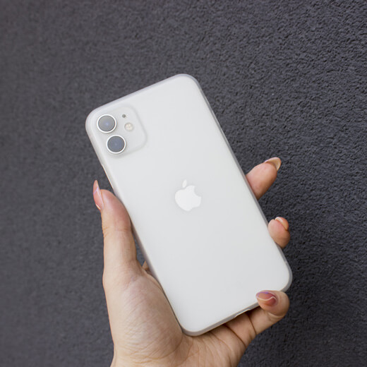 Міцна захист смартфона з супертонкого чохлом oneLounge 1Thin 0.35mm White для iPhone 11