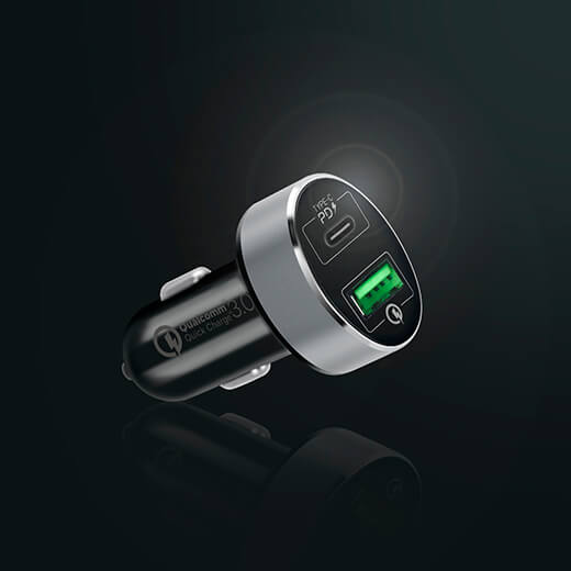Швидка автомобільна зарядка Momax UC10 36W для iPhone | iPad