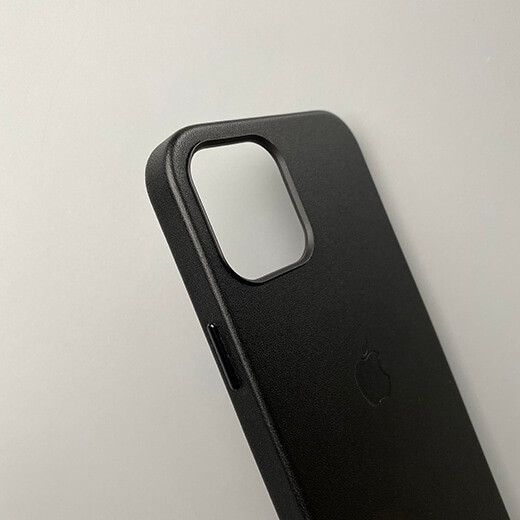 Шкіряний чохол iLoungeMax Genuine Leather Case MagSafe Black для iPhone 12 Pro Max ОЕМ