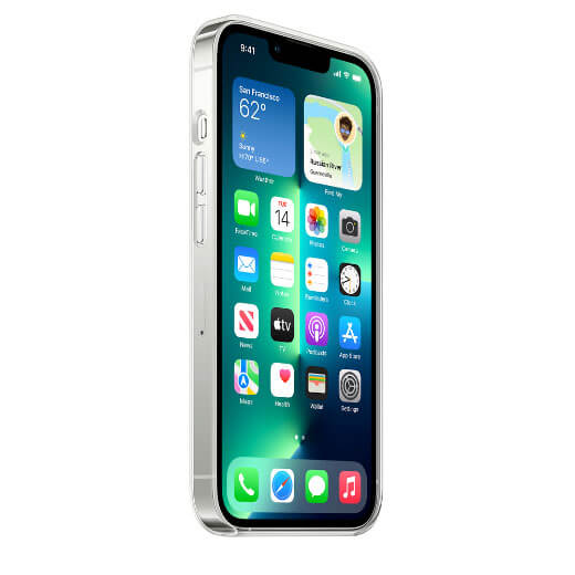 Прозорий чохол Apple Clear Case with MagSafe (MM2W3) для iPhone 13 mini має гарантією якості