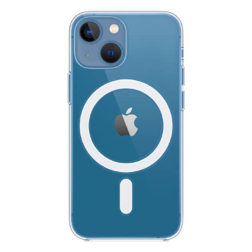 Прозорий чохол Apple Clear Case with MagSafe (MM2W3) для iPhone 13 mini підтримує MagSafe