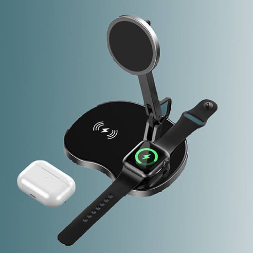 Док-станція MagSafe iLoungeMax 3 in 1 Wireless Charger 15W для iPhone | AirPod | Apple Watch
