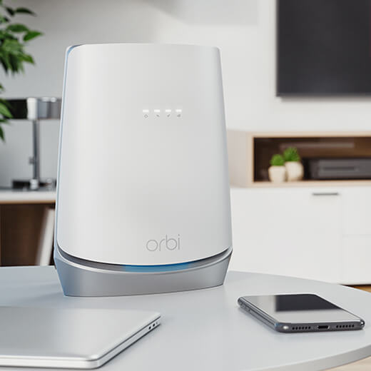 Трьохдіапазонний Wi-Fi роутер з вбудованим модемом NETGEAR Orbi Tri-Band WiFi 6 Mesh System (1 модуль)