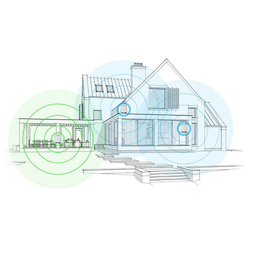 Трьохдіапазонний WiFi роутер NETGEAR Orbi Tri-Band WiFi 6 Mesh System (2 модуля) (Вітринний зразок)