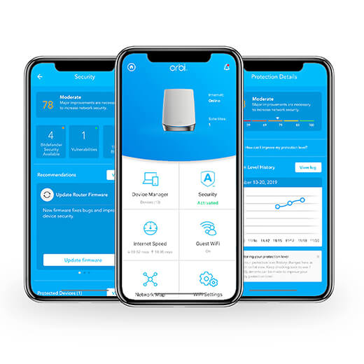 Трьохдіапазонний WiFi роутер NETGEAR Orbi Tri-Band WiFi 6 Mesh System (2 модуля) (Вітринний зразок)