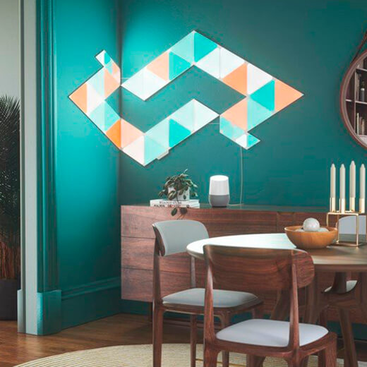 Розумна система освітлення Nanoleaf Shapes Triangles Starter Kit Apple HomeKit (4 шт)